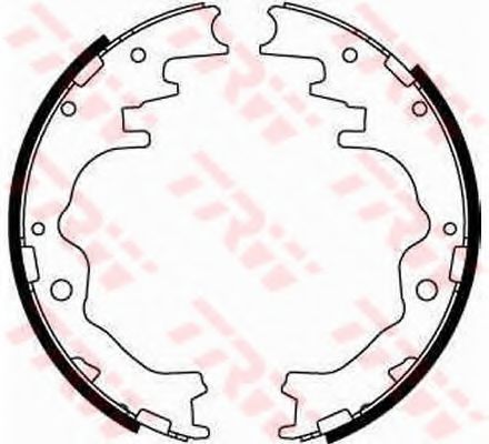 Тормозные колодки TRW GS8550
