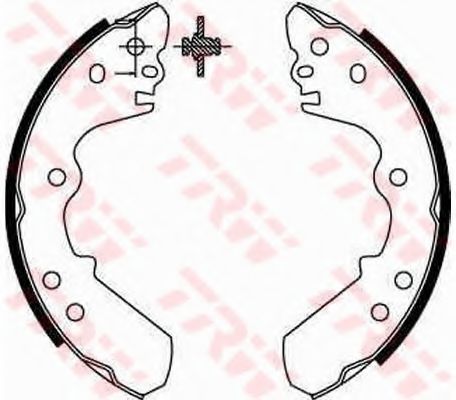 Тормозные колодки TRW GS8551