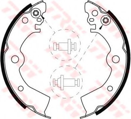 Тормозные колодки TRW GS8556