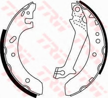 Тормозные колодки TRW GS8607
