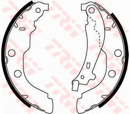 Тормозные колодки TRW GS8617