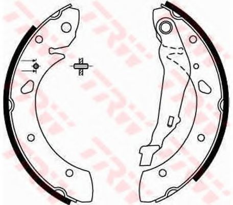 Тормозные колодки TRW GS8632