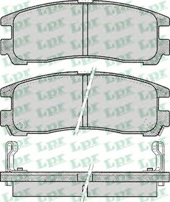 Тормозные колодки LPR 05P043