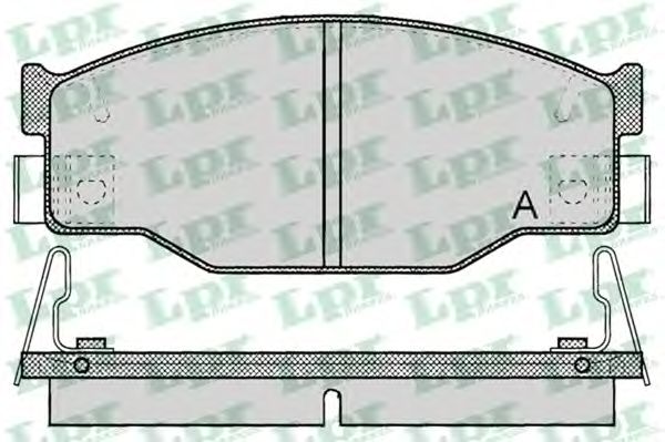 Тормозные колодки LPR 05P054