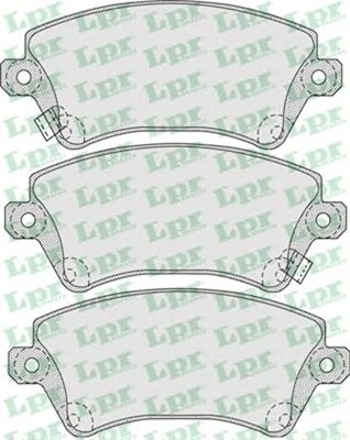 Тормозные колодки LPR 05P1002