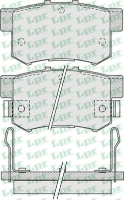 Тормозные колодки LPR 05P1014