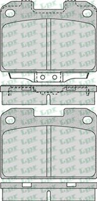 Тормозные колодки LPR 05P1022