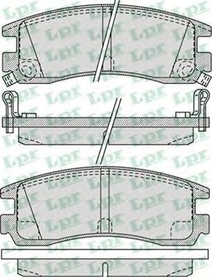 Тормозные колодки LPR 05P1031