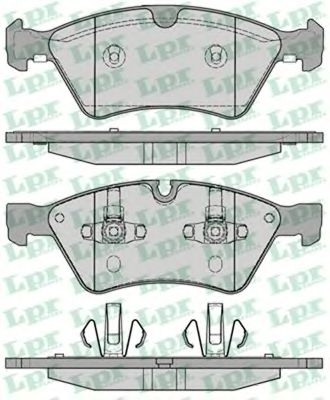 Тормозные колодки LPR 05P1253