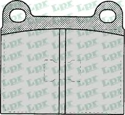 Тормозные колодки LPR 05P135