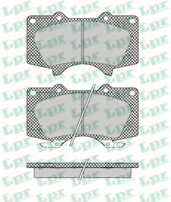 Тормозные колодки LPR 05P1379