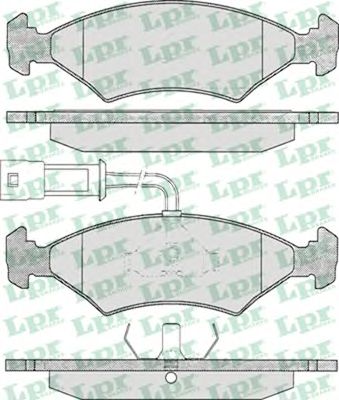 Тормозные колодки LPR 05P242