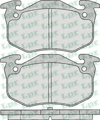 Тормозные колодки LPR 05P307