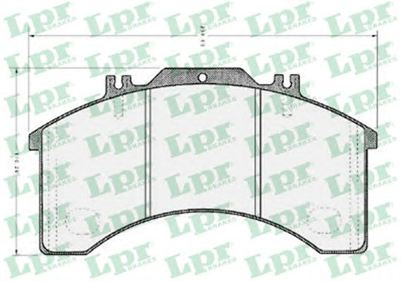 Тормозные колодки LPR 05P309