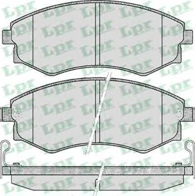 Тормозные колодки LPR 05P348
