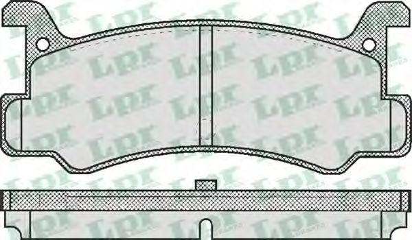 Тормозные колодки LPR 05P367