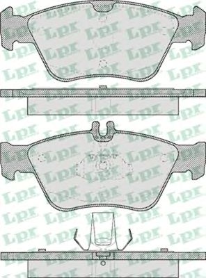 Тормозные колодки LPR 05P409