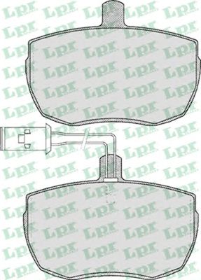 Гальмівні колодки LPR 05P433