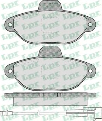 Тормозные колодки LPR 05P462