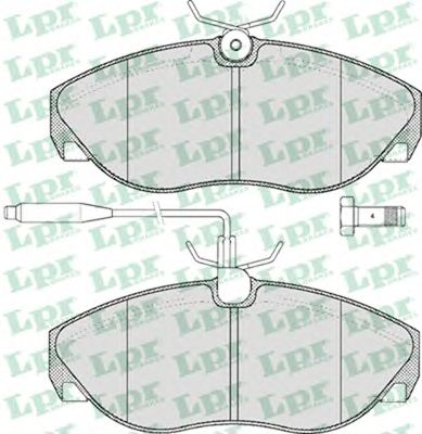 Тормозные колодки LPR 05P493
