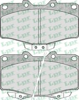 Тормозные колодки LPR 05P509