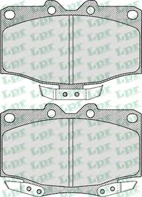 Тормозные колодки LPR 05P515