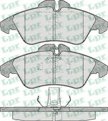Тормозные колодки LPR 05P608