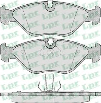 Тормозные колодки LPR 05P656