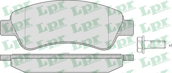 Тормозные колодки LPR 05P802