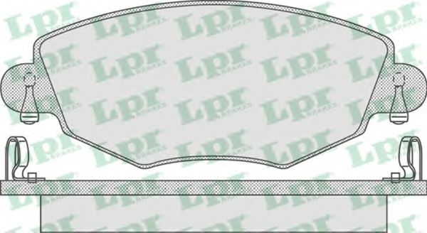 Тормозные колодки LPR 05P865