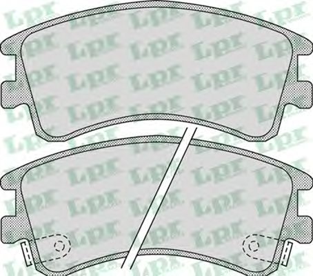 Тормозные колодки LPR 05P878