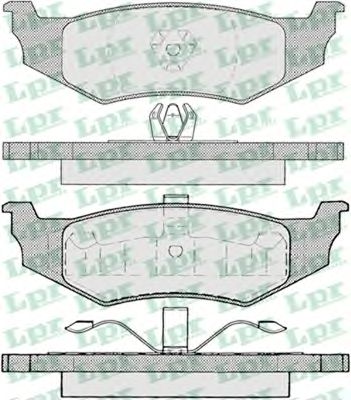 Тормозные колодки LPR 05P894