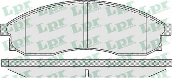 Тормозные колодки LPR 05P942
