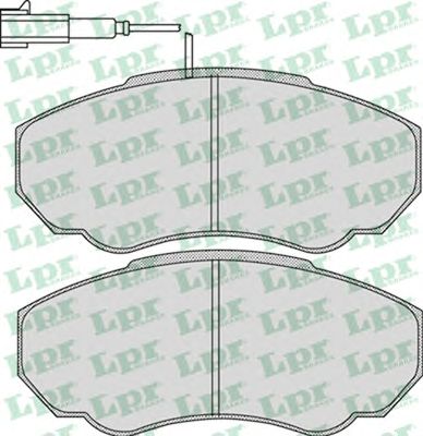 Тормозные колодки LPR 05P966
