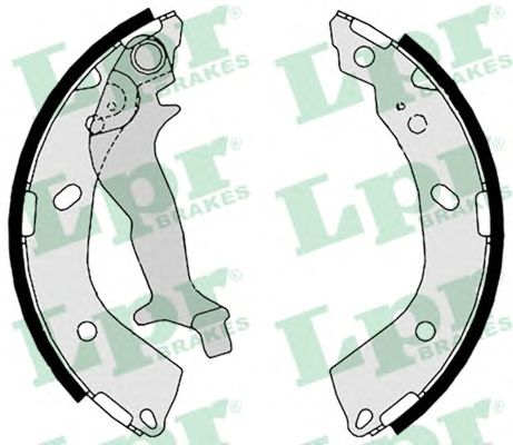 Тормозные колодки LPR 08760