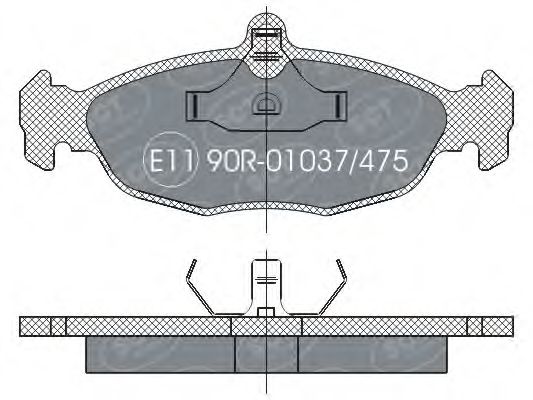 Гальмівні колодки SCT Germany SP 252