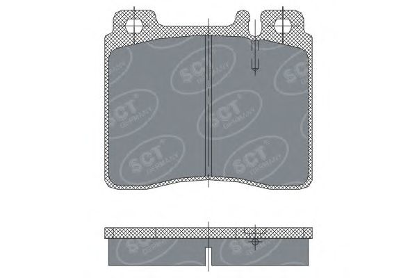 Тормозные колодки SCT SP 256