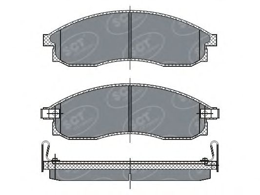 Тормозные колодки SCT SP 263