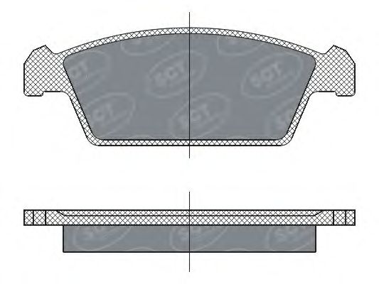 Тормозные колодки SCT SP 264
