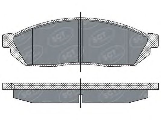 Тормозные колодки SCT SP 265