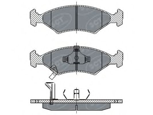 Тормозные колодки SCT SP 266