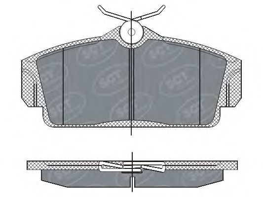 Тормозные колодки SCT SP 269