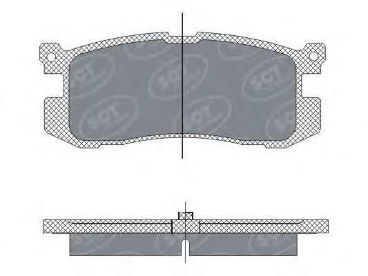Тормозные колодки SCT SP 283
