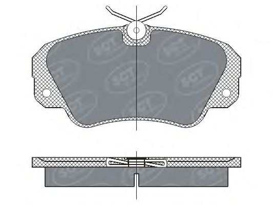Тормозные колодки SCT SP 287