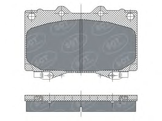 Тормозные колодки SCT SP 270
