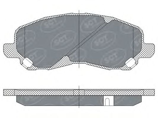 Тормозные колодки SCT SP 273
