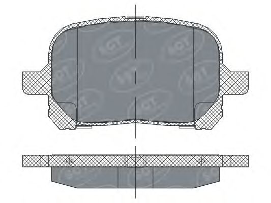 Тормозные колодки SCT SP 274