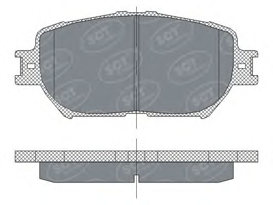 Тормозные колодки SCT SP 275