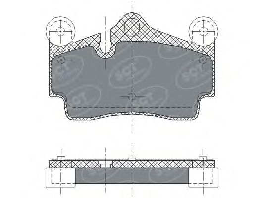 Тормозные колодки SCT SP 276