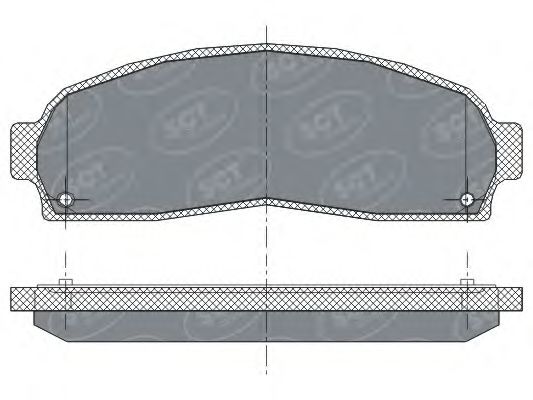 Тормозные колодки SCT SP 277